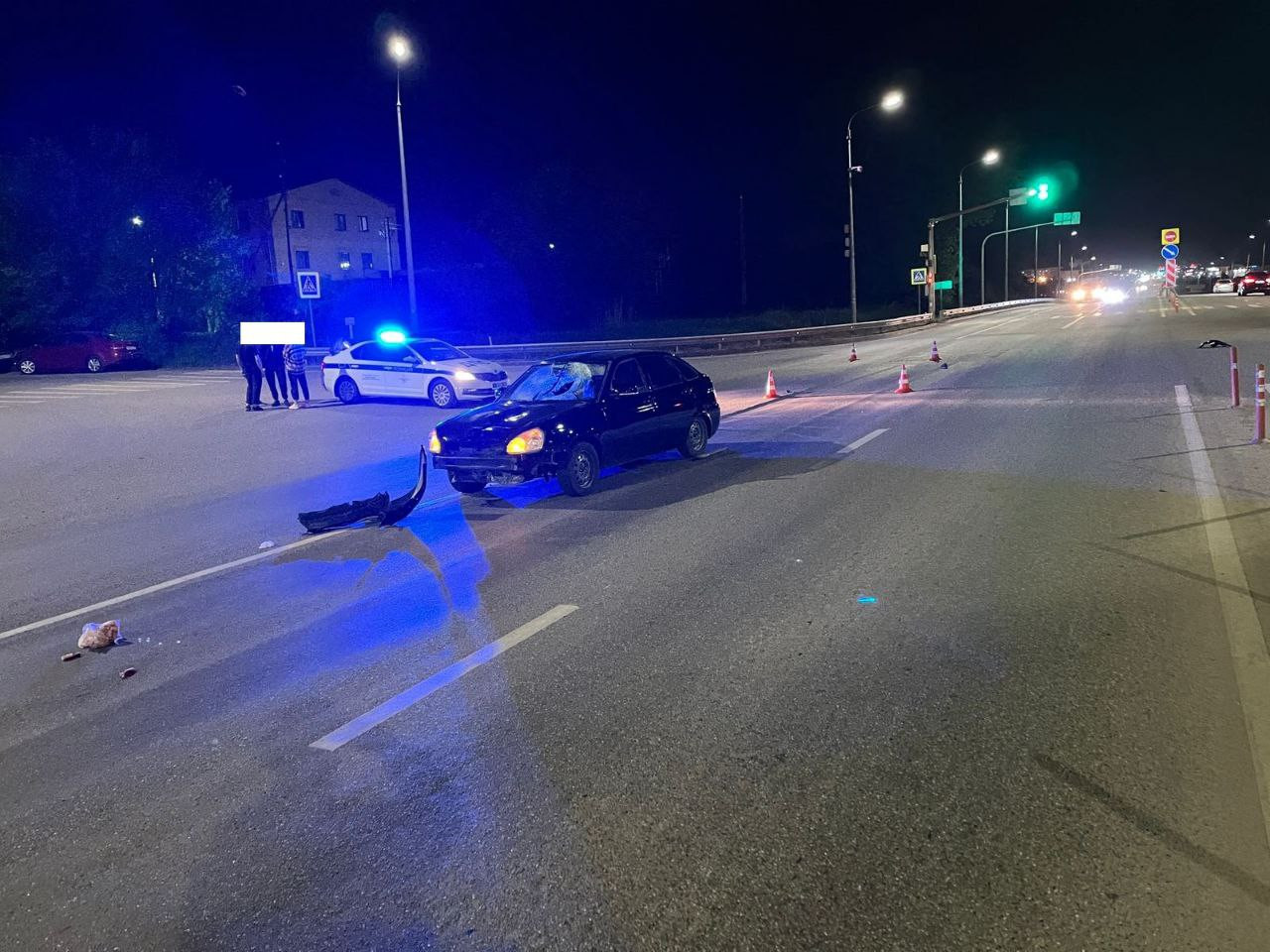 В Минводах пьяный пешеход попал под колеса автомобиля